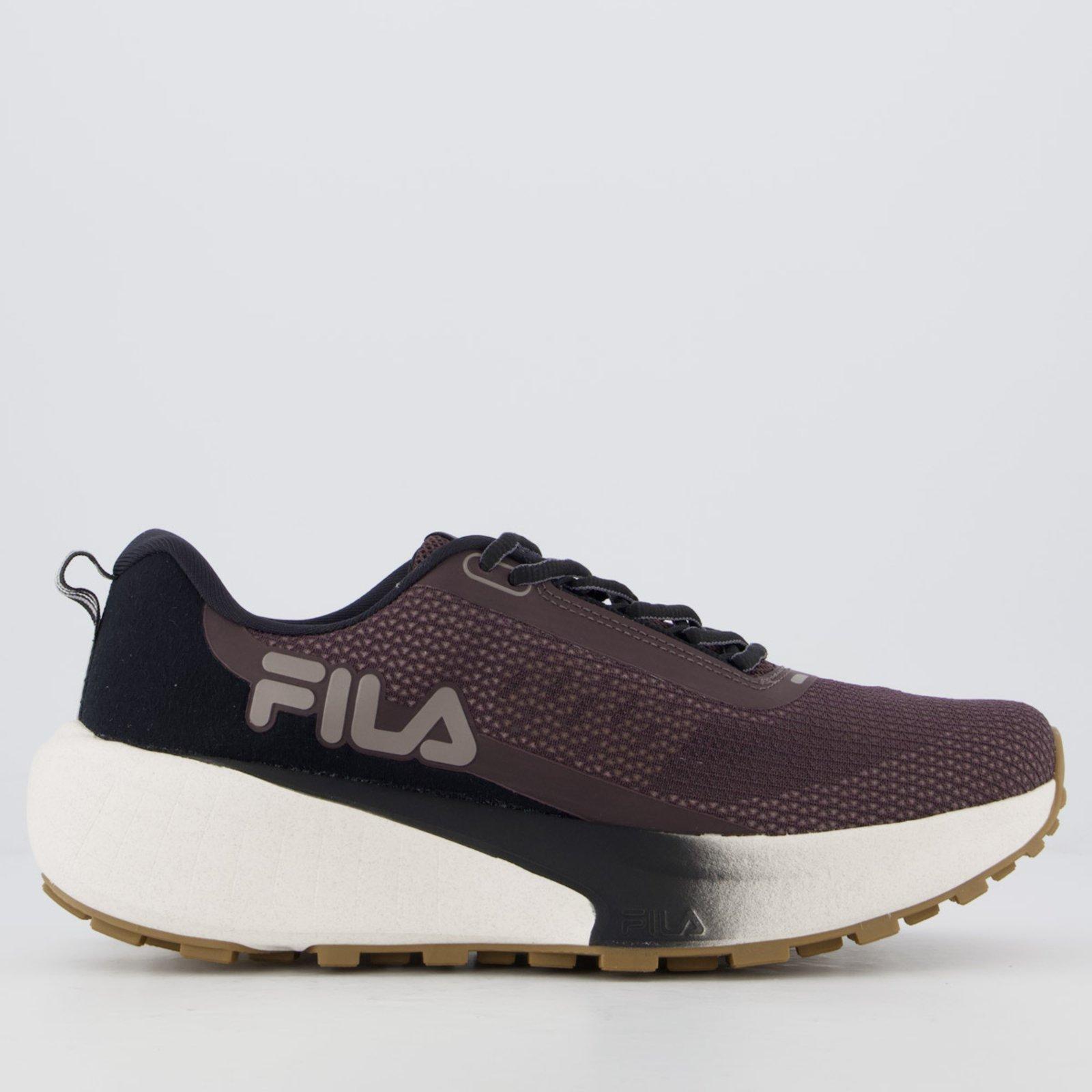 Tenis Fila Skywind Marrom e Preto