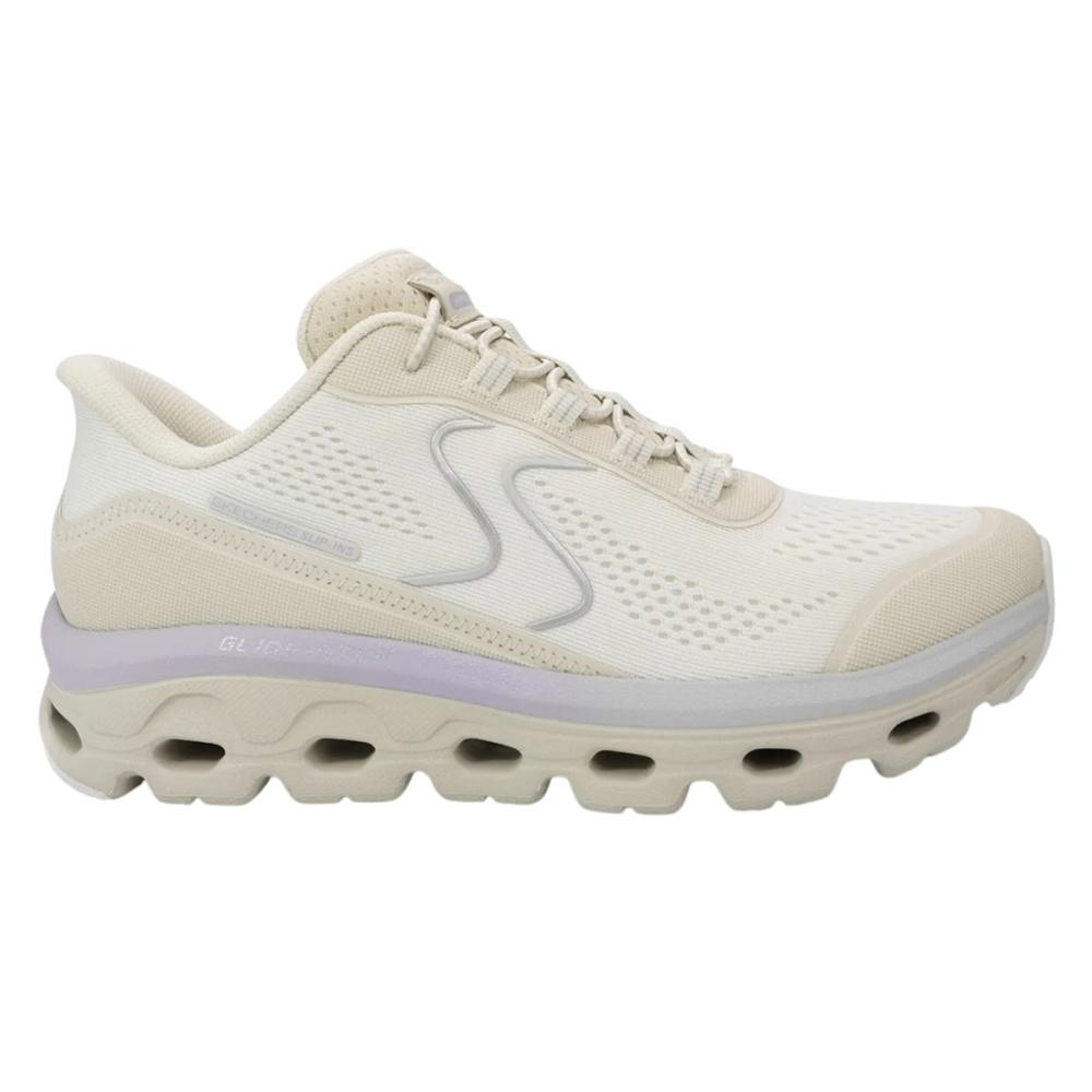 Tênis Skechers Glide Step Sole Feminino Bege