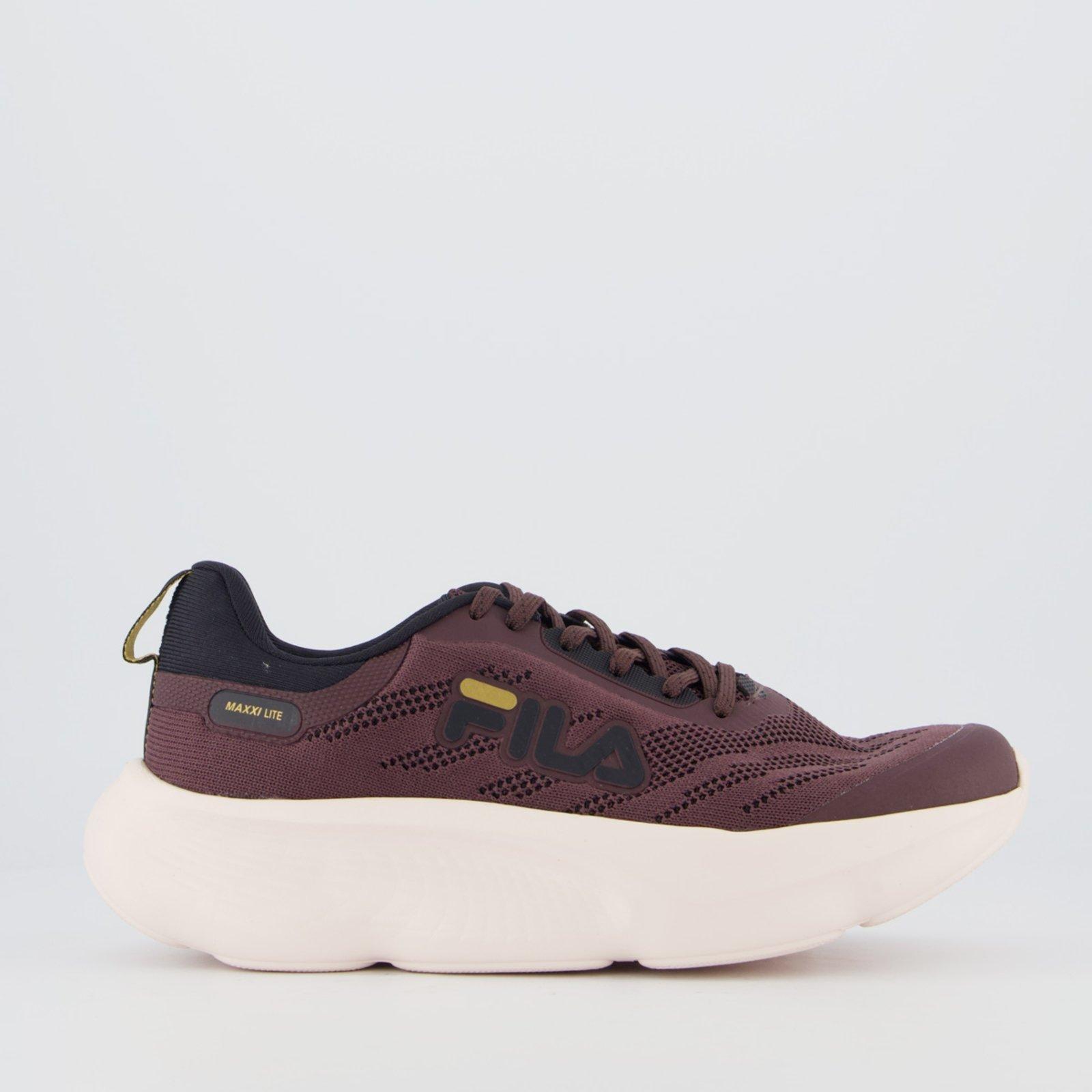 Tenis Fila Maxxi Lite Marrom e Preto